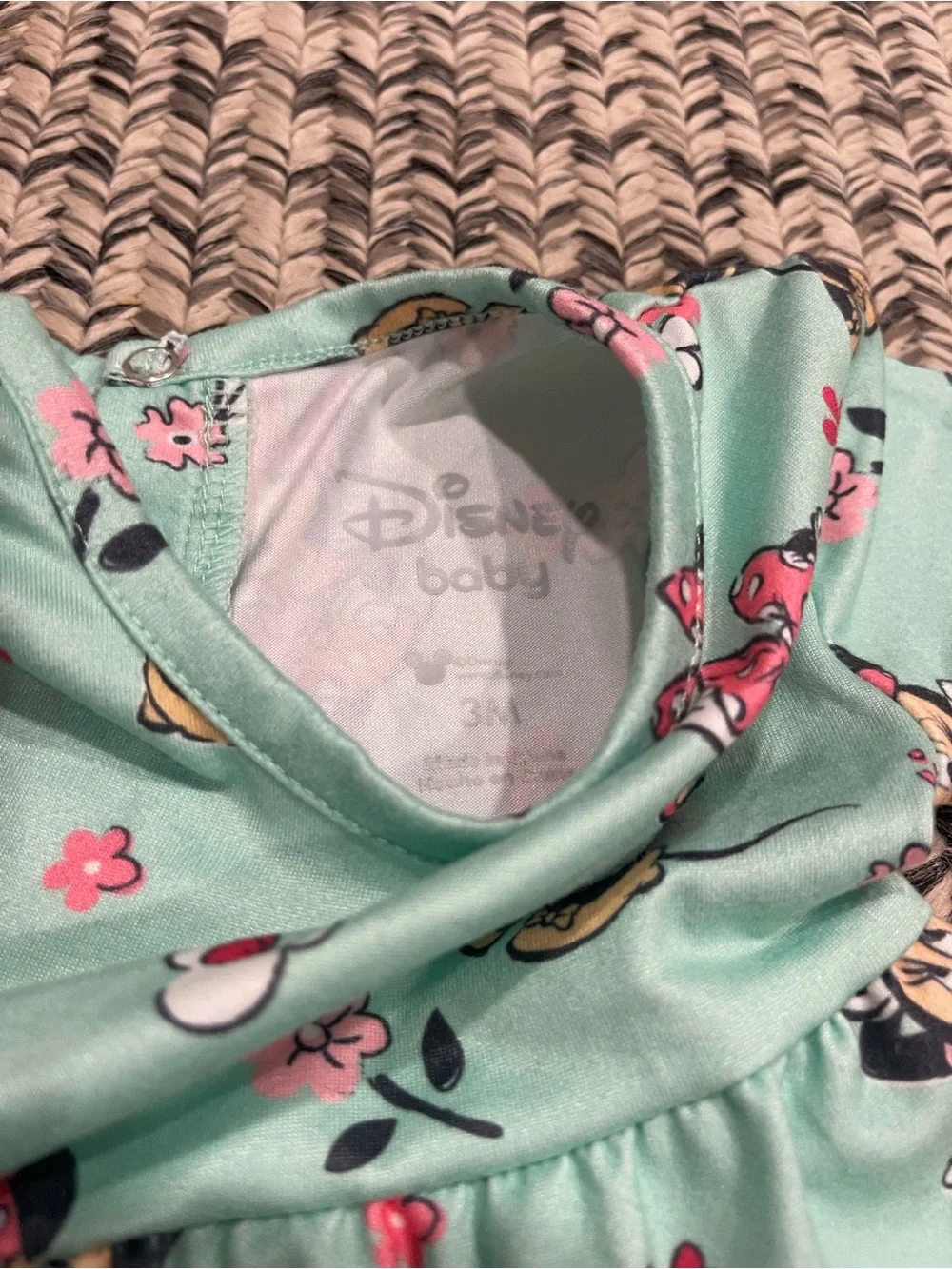 Disney Baby 2 Minnie Dresses with bloomers and one onesie 3 month